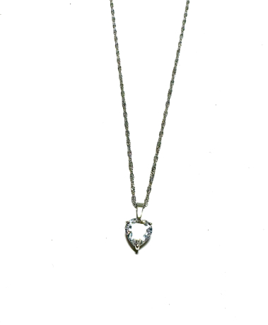 Großhändler Les Précieuses - Amor-Halskette aus silbernem Edelstahl