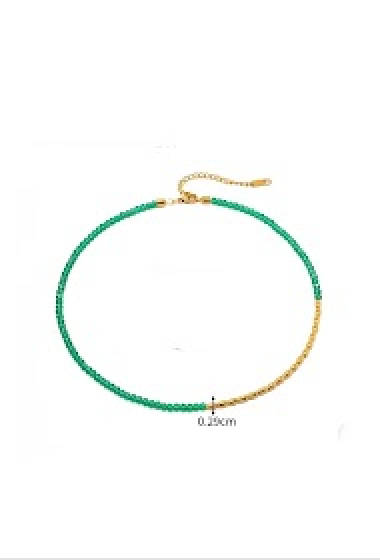 Wholesaler Les Précieuses - Gaia stainless steel necklace