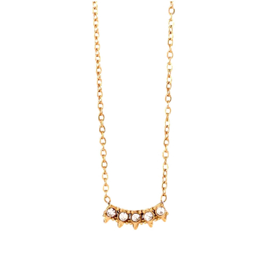 Wholesaler Les Précieuses - Nais golden stainless steel necklace