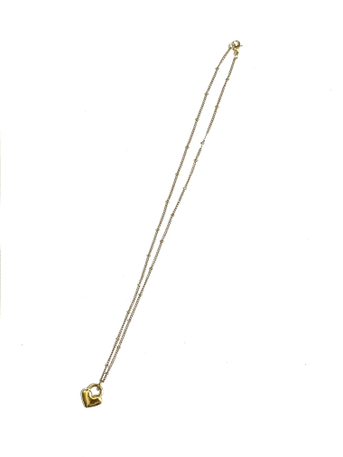 Großhändler Les Précieuses - Yori-Halskette aus Edelstahl