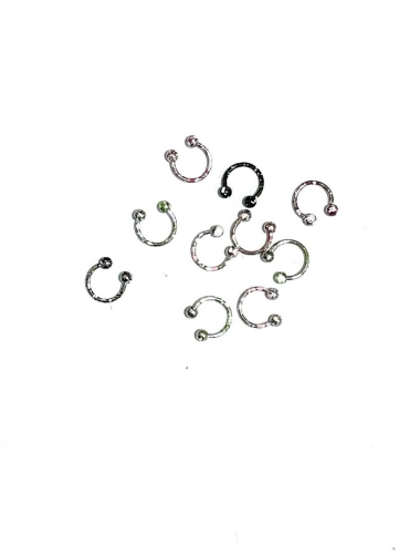 Wholesaler Les Précieuses - Set of 10 Hytia surgical steel piercings