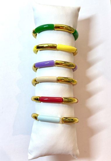 Wholesaler Les Précieuses - Set of 6 Anae bracelets with cushion