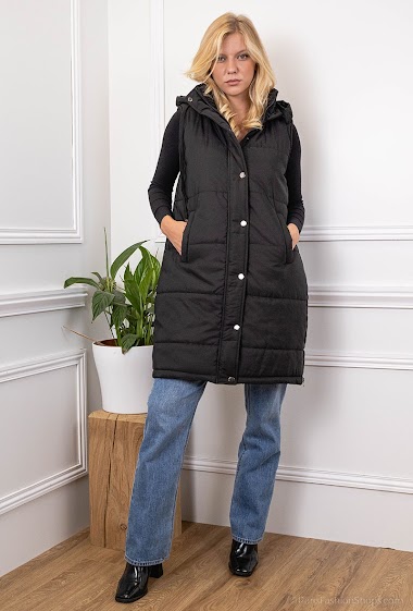 Wholesaler Indie + Moi - COOPER sleeveless down jacket with hood