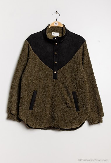 Wholesaler Indie + Moi - MAXIME Faux shearling coat
