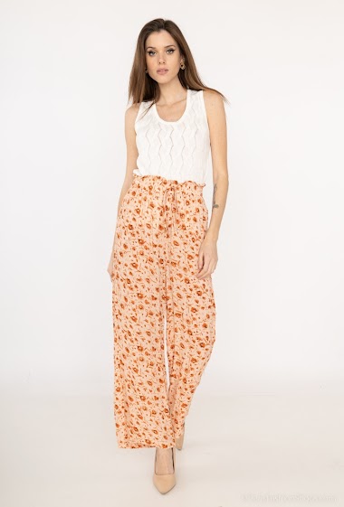 Wholesaler Indie + Moi - SEVERINE Flowing floral print pants
