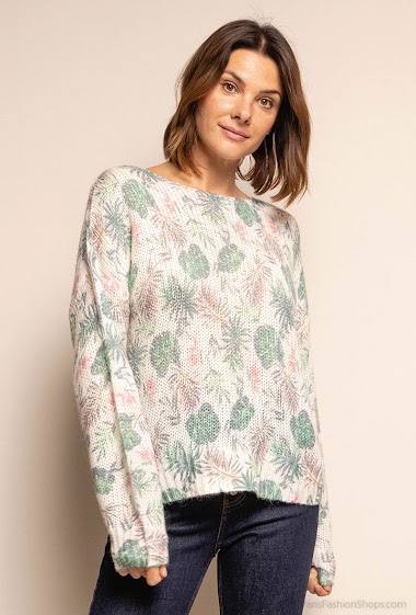 Wholesaler Indie + Moi - MARYLISE Sweater with flower print