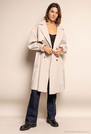 Wholesaler Indie + Moi - SAPHIR oversized trench coat