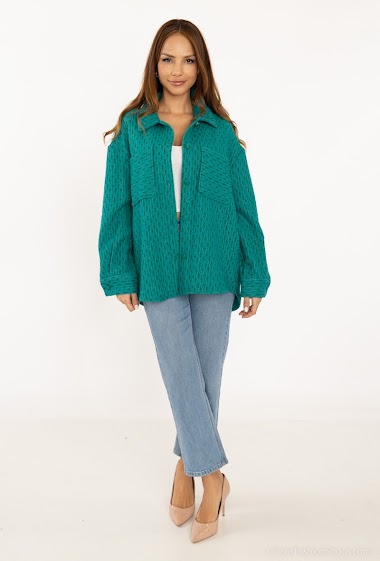 Wholesaler Indie + Moi - GALIENNE Tweed overshirt jacket