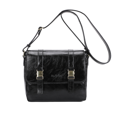 Wholesaler Ines Delaure - Flap bag with gold buckle