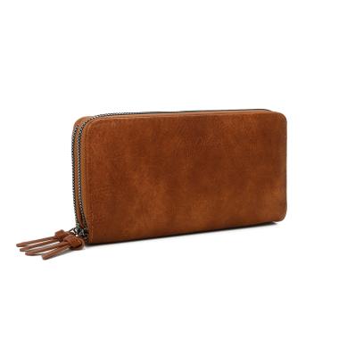 Wholesaler Ines Delaure - Wallet with two zipped compartments