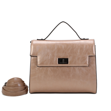 Wholesaler Ines Delaure - Flap handbag with clasp