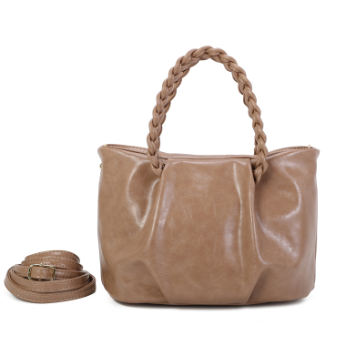 Wholesaler Ines Delaure - Handbag, braided handles
