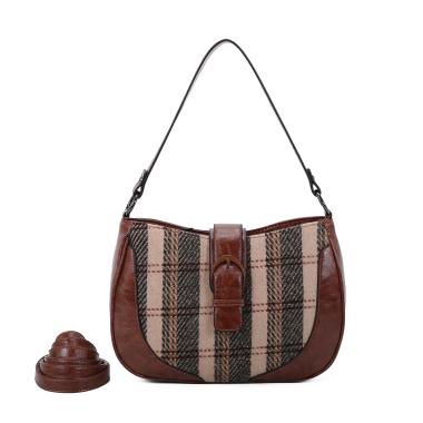 Wholesaler Ines Delaure - Dual-material handbag