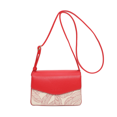 Wholesaler Ines Delaure - Crossbody bag with patterned stitching