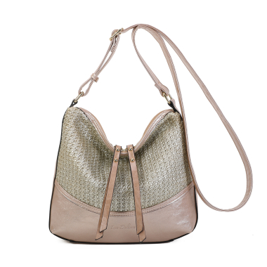 Wholesaler Ines Delaure - Bi-material shoulder bag