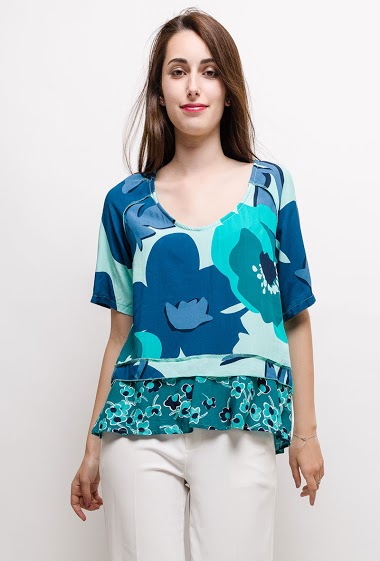 Großhändler GG LUXE - Printed blouse