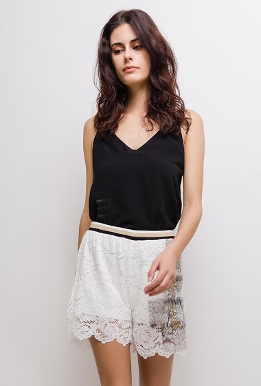 Wholesaler GG LUXE - Lace shorts
