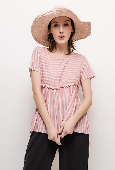 Wholesaler GG LUXE - Striped blouse