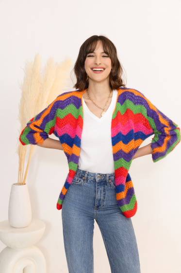 Wholesaler Inspiration Studio - Multicolored knitted vest.