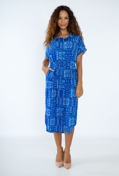 Wholesaler Inspiration Studio - Flowing shirt dress in viscose