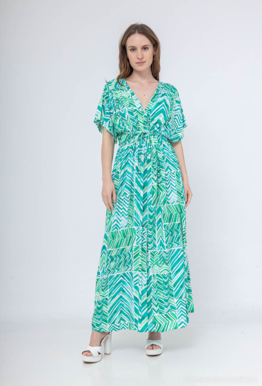 Wholesaler Inspiration Studio - Long flared dress in viscose