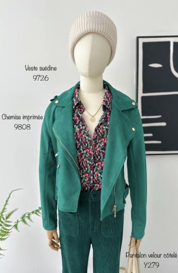 Wholesaler Inspiration Studio - Perfecto jacket in suede.