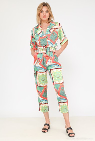 Wholesaler INSTA GIRL - Printed jumpsuit
