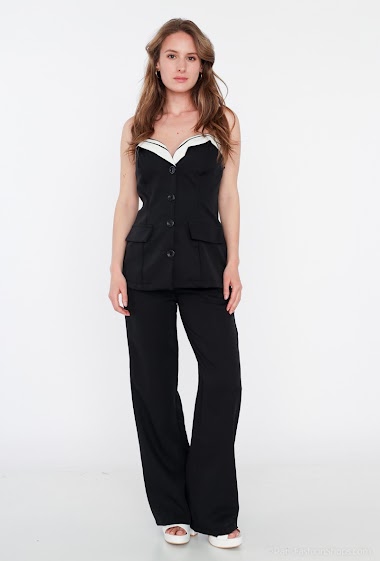 Wholesaler INSTA GIRL - The top sets with lapels and trousers
