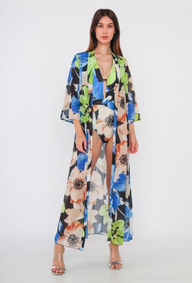 Großhändler INSTA GIRL - Badeanzug mit passendem Kimono