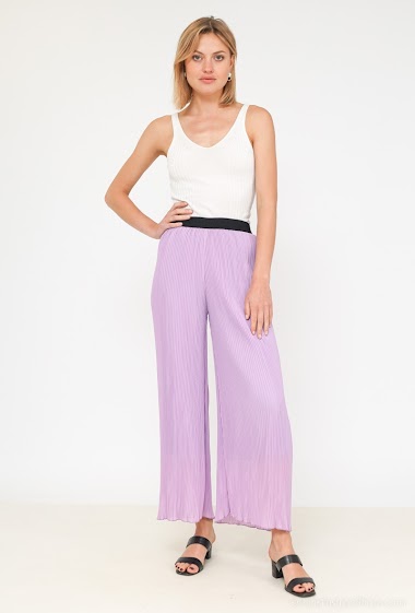 Wholesaler INSTA GIRL - Wide pleated trousers