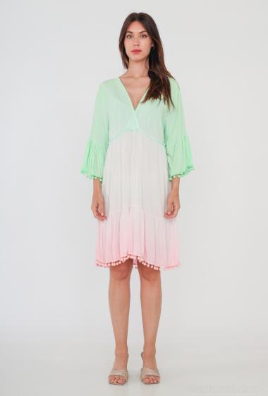 Wholesaler INSTA GIRL - Short printed dress