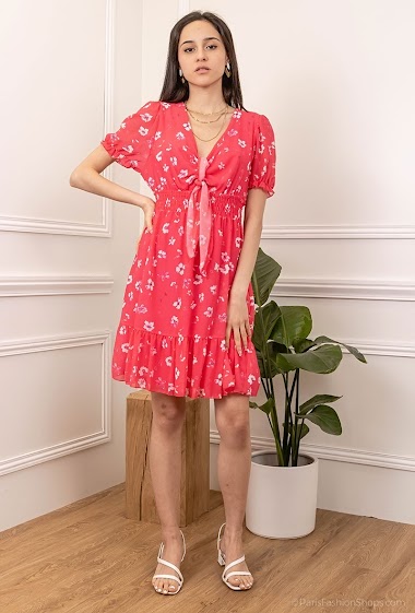 Wholesaler INSTA GIRL - Printed midi dress