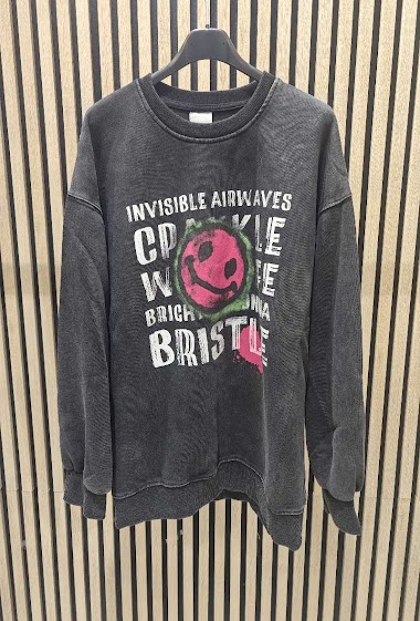 Wholesaler INSTA GIRL - Printed sweatshirt