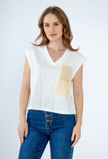 Grossiste INSTA GIRL - T-shirt en coton
