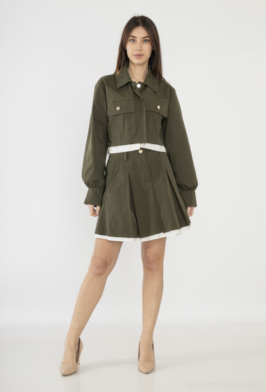 Wholesaler INSTA GIRL - Jacket and short skirt
