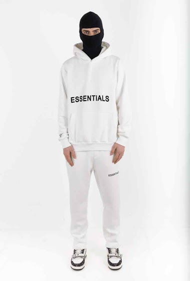 Printed hooded cotton jogging sweatshirt set Invictus Paris