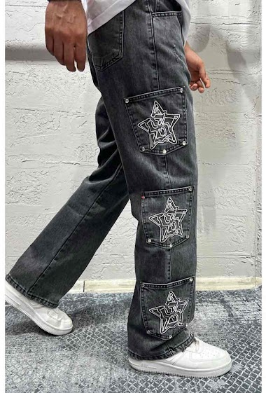 Großhändler Invictus Paris - Entspannte jeans