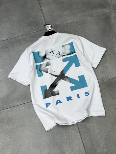 Großhändler Invictus Paris - Mittelgroßes, übergroßes T-Shirt für Herren, 260 g/m²