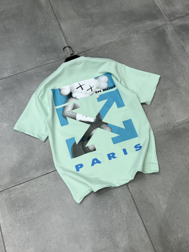 Wholesaler Invictus Paris - t-shirt homme coupe mi oversize 260grm