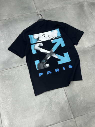 Großhändler Invictus Paris - Mittelgroßes, übergroßes T-Shirt für Herren, 260 g/m²