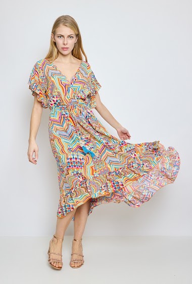 Wholesaler Invisible - Asymmetric long dress