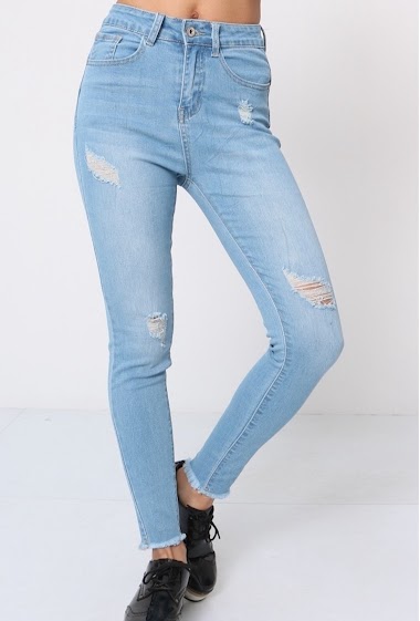 Wholesaler VIVID - Ripped skinny jeans