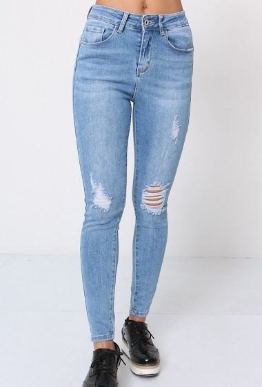 Großhändler VIVID - Ripped skinny jeans