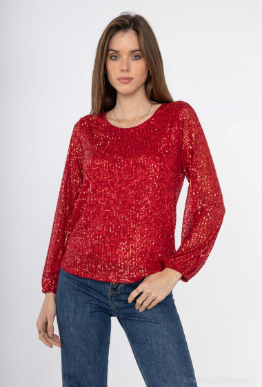 Wholesaler ISSYMA - Shiny party blouse