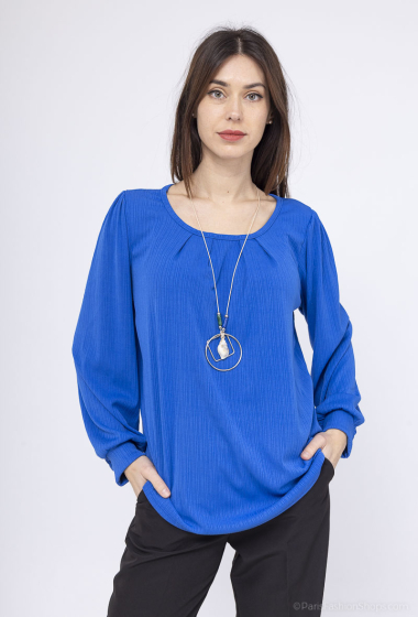 Wholesaler ISSYMA - Ribbed blouse