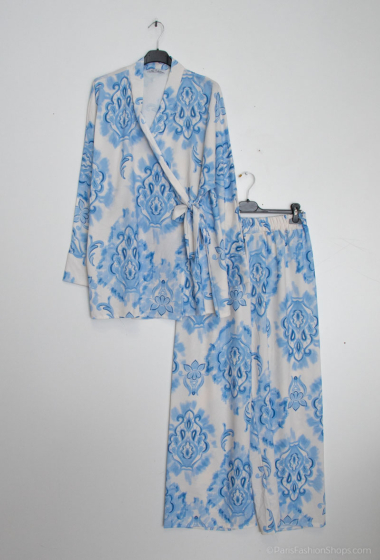 Mayorista ISSYMA - Conjunto de kimono estampado