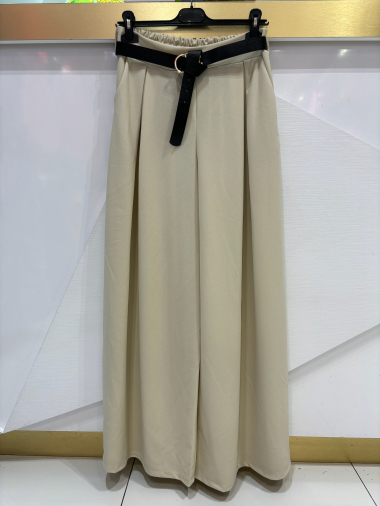 Wholesaler ISSYMA - Wide pants with pockets and belt