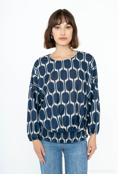 Wholesaler ISSYMA - Printed round neck sweater