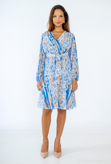 Wholesaler ISSYMA - Printed wrap dress