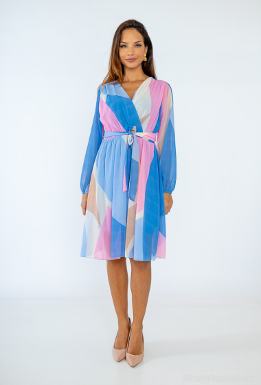 Wholesaler ISSYMA - Printed wrap dress